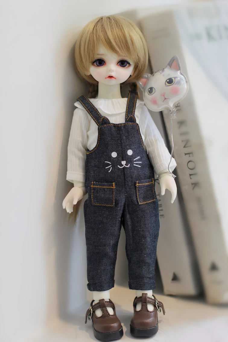 Fits 30cm 1/6 YOSD MYOU BJD Doll Clothes Fashionable shirts, bib pants Toys Gifts