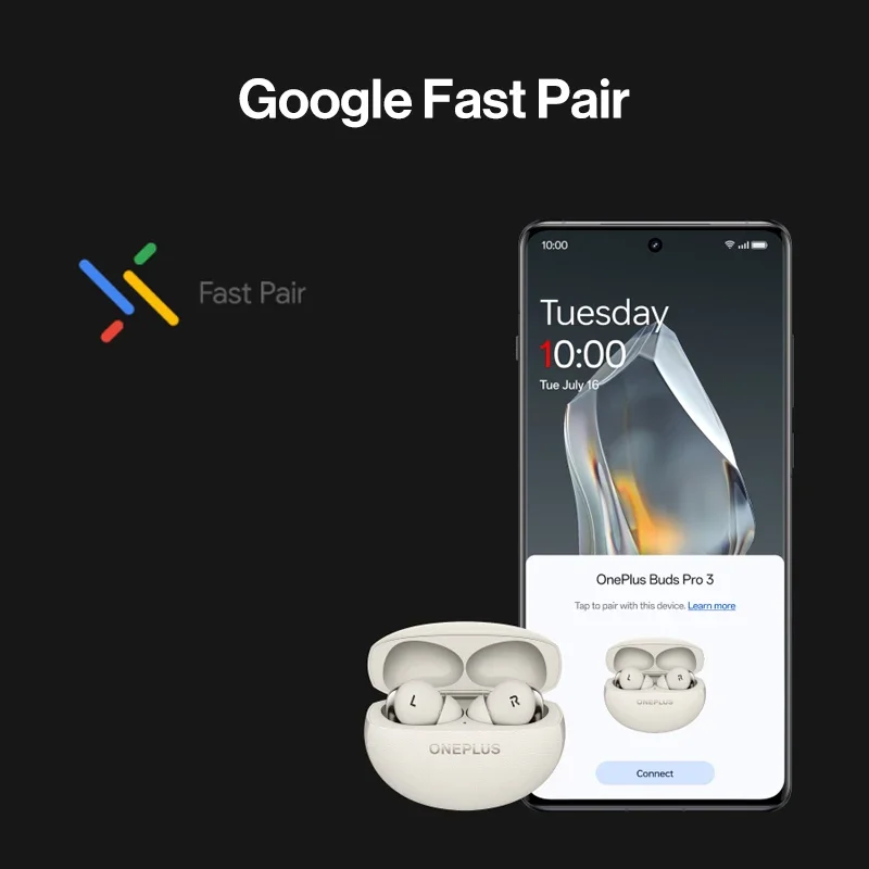 Global Version Oneplus Buds Pro 3 TWS Bluetooth Earphone 50dB Active Noise Canceling 43h Battery Life Bluetooth 5.4 IP55 AAC SBC