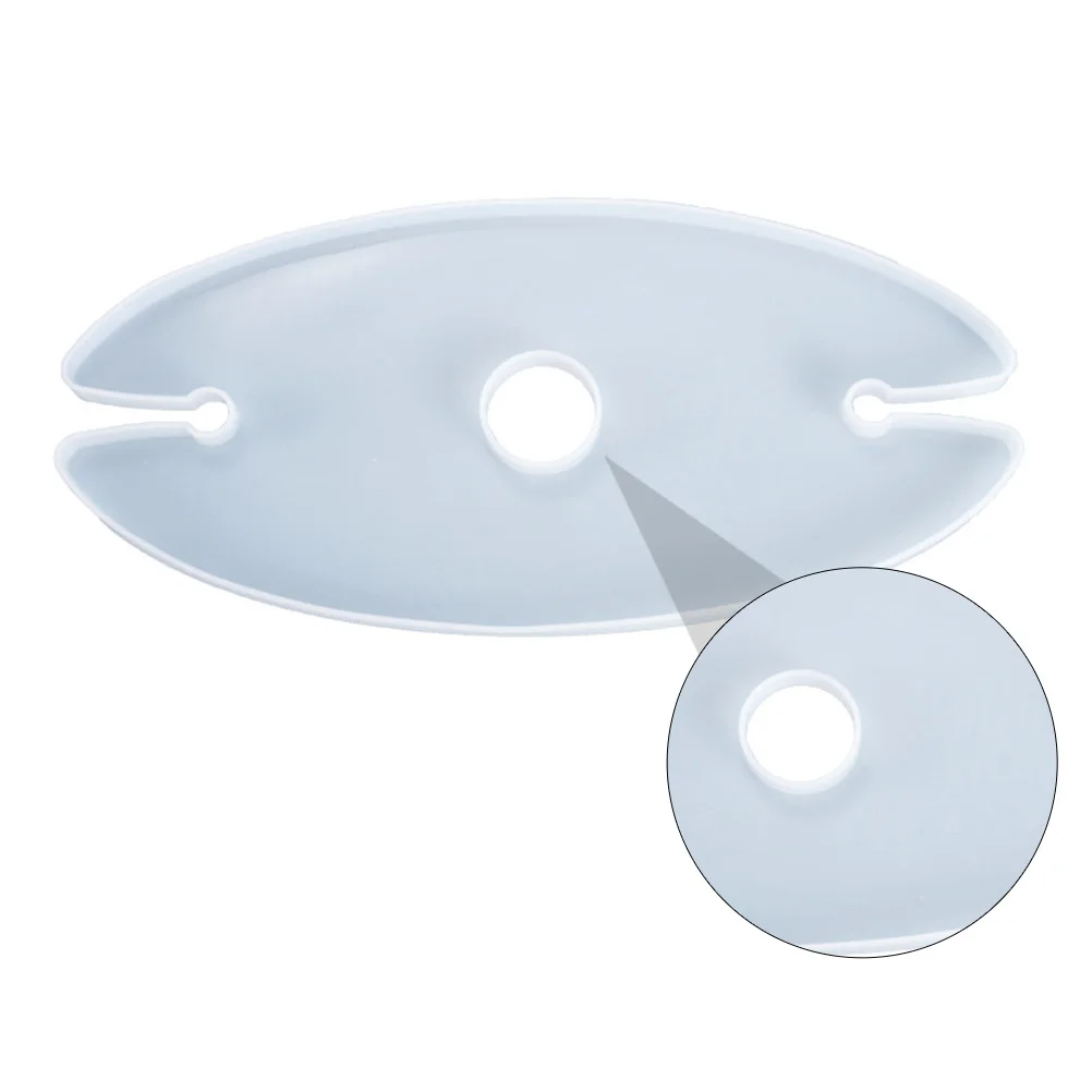 

2pcs Crystal Epoxy Resin Mold DIY Silicone Molds for Glass Holder Unique Crafts Reusable Jewelry Accessories