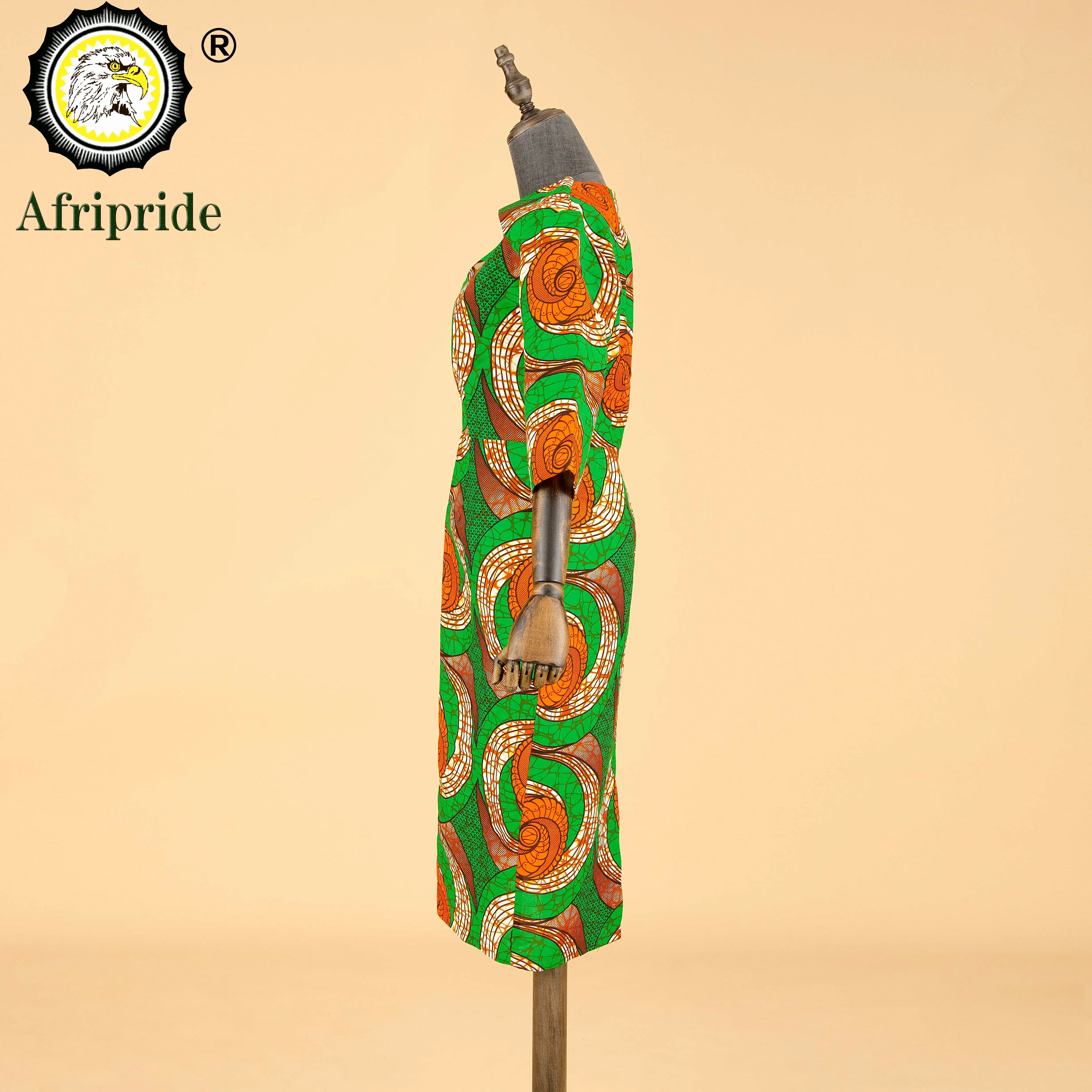 midi african dresses for women African Dresses Ankara Fashion Style For Ladies African Ankara White Short Sleeve Fit Flare Midi Dress Style For Lad