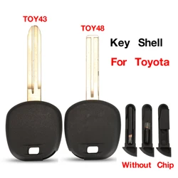 Jingyuqin ma zastosowanie do 3 specyfikacji etui na klucze powłoki transpondera chipów dla Toyota RAV4 PRADO COROLLA Camry Yaris Corolla