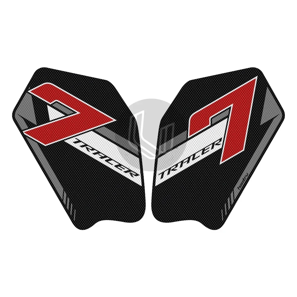 Motocicleta Anti Slip Adesivo para TRACER 7, Tanque Traction Pad, Side Knee Grip Protector, 2021 a 2022