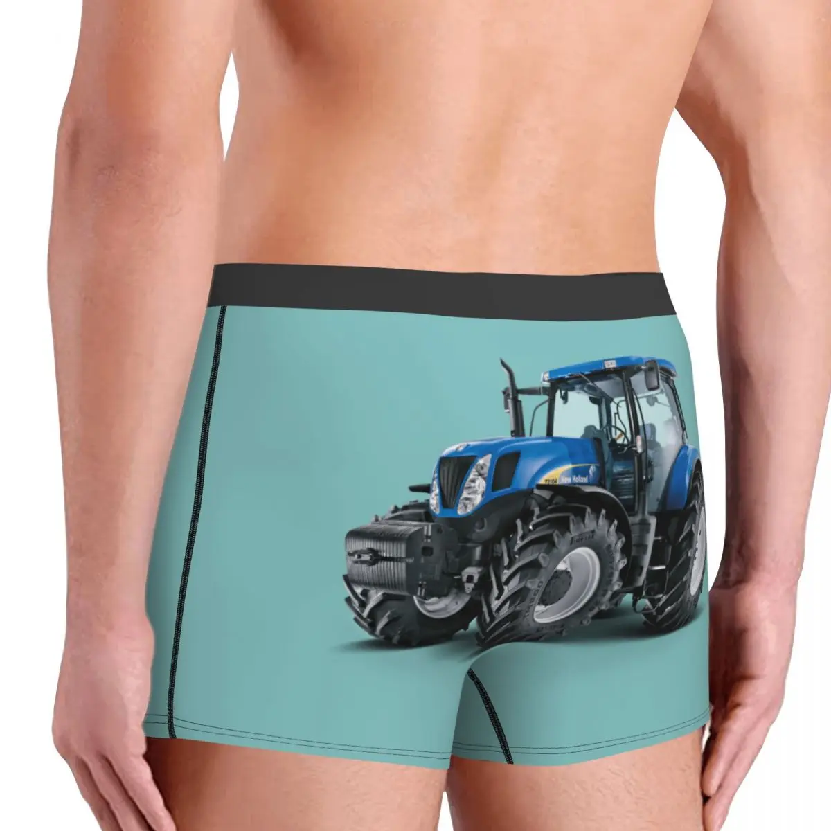 Custom Sexy Male Fashion Tractor Underwear Boxer Briefs Breathable Shorts Panties Underpants