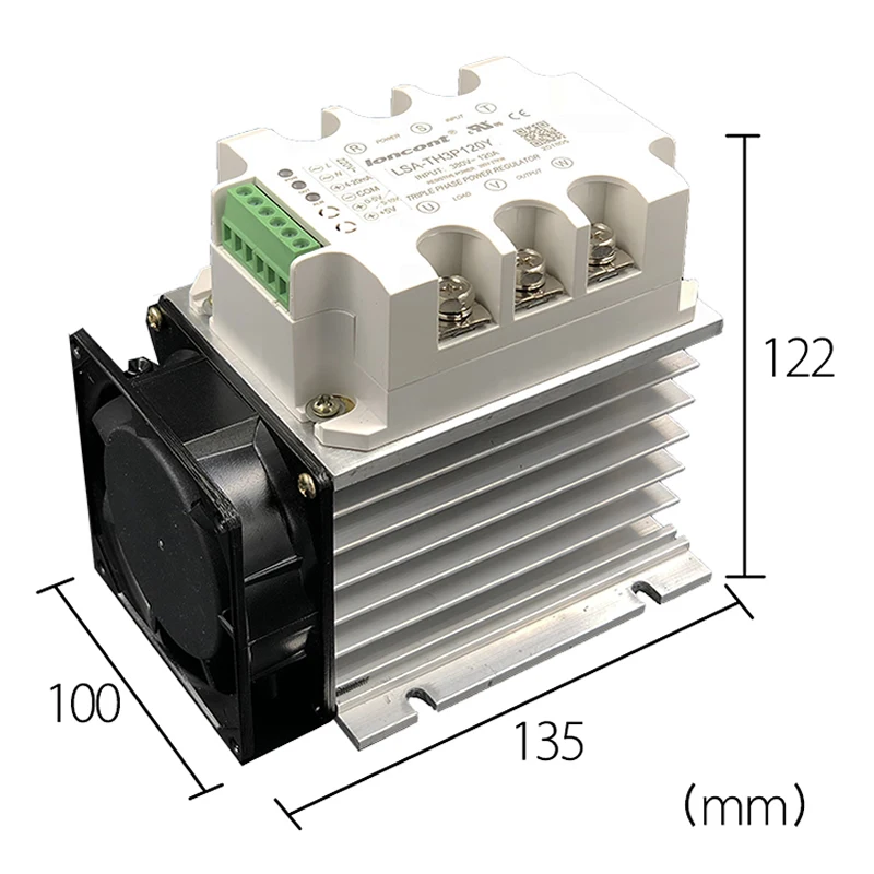 Imagem -03 - Trifásico ac Tensão Regular Módulo Transformador Regulador de Potência Tiristor Escurecimento Regule o Aquecimento de Controle de Temperatura