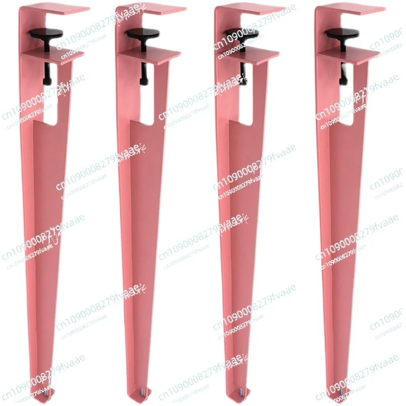 Table feet f clip table legs, table foot bracket with pulley