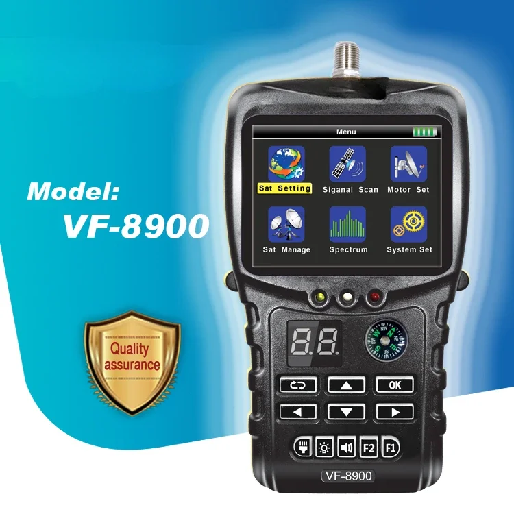 

Satellite Signal Finder Meter (FindSAT VF8900 ) TV Receiver +Spectrum Analyzer 2024