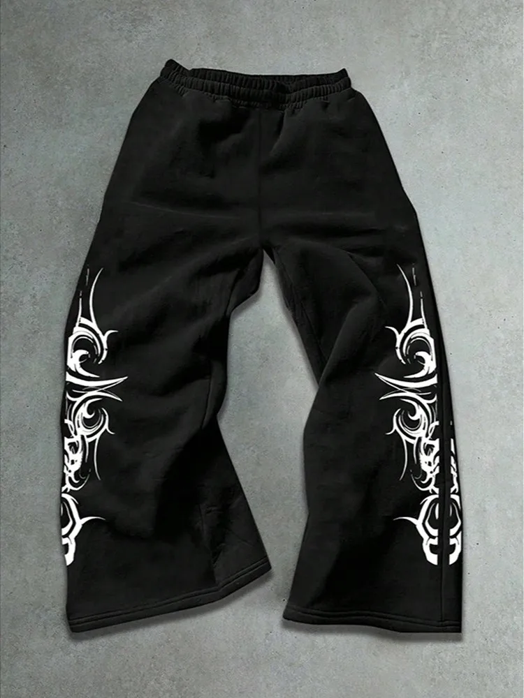 

Harajuku Fashion Striped Sweatpants Men Women Loose Trend Pants Retro Casual Comfortable Durable Training Outdoor Running Pants