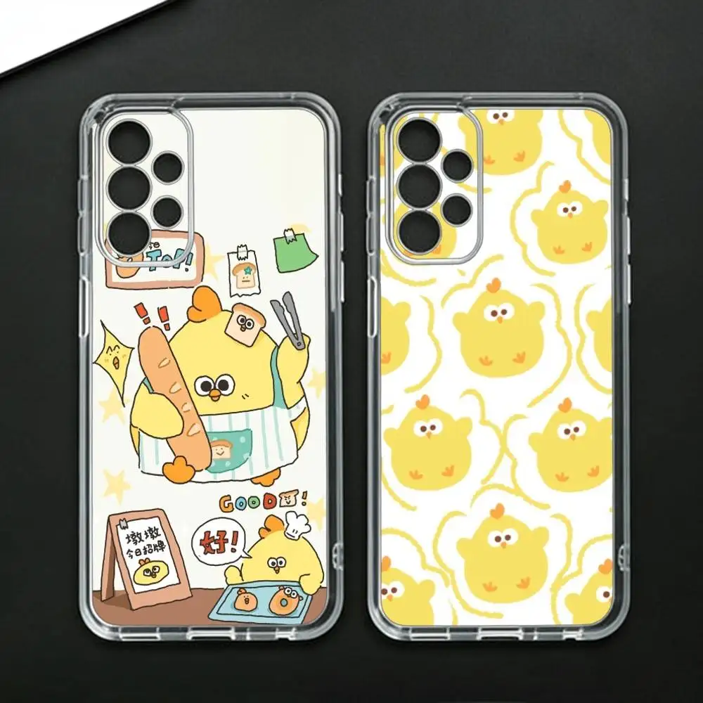 D-un D-un Chicken  Phone Case For Samsung Galaxy A71,A70,A52,A51,A40,A30 Transparent Cover