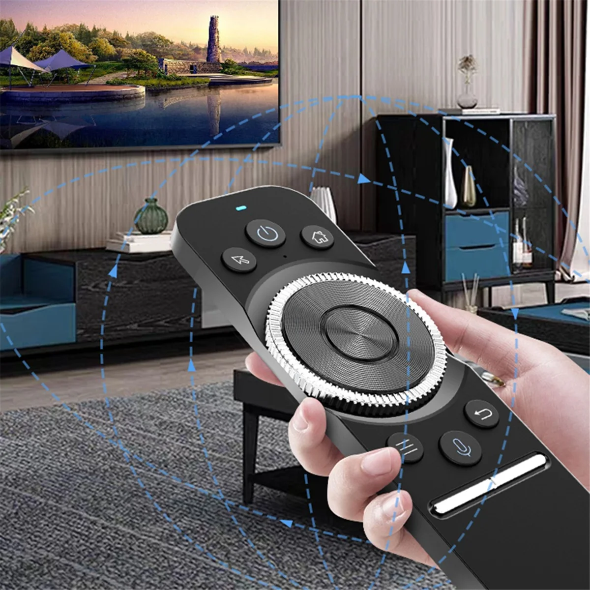 A57G-W1S Air Mouse 2.4G Wireless Voice Remote Control IR Learning Gyroscope for Android Window Linux OS for TV BOX PC Laptop