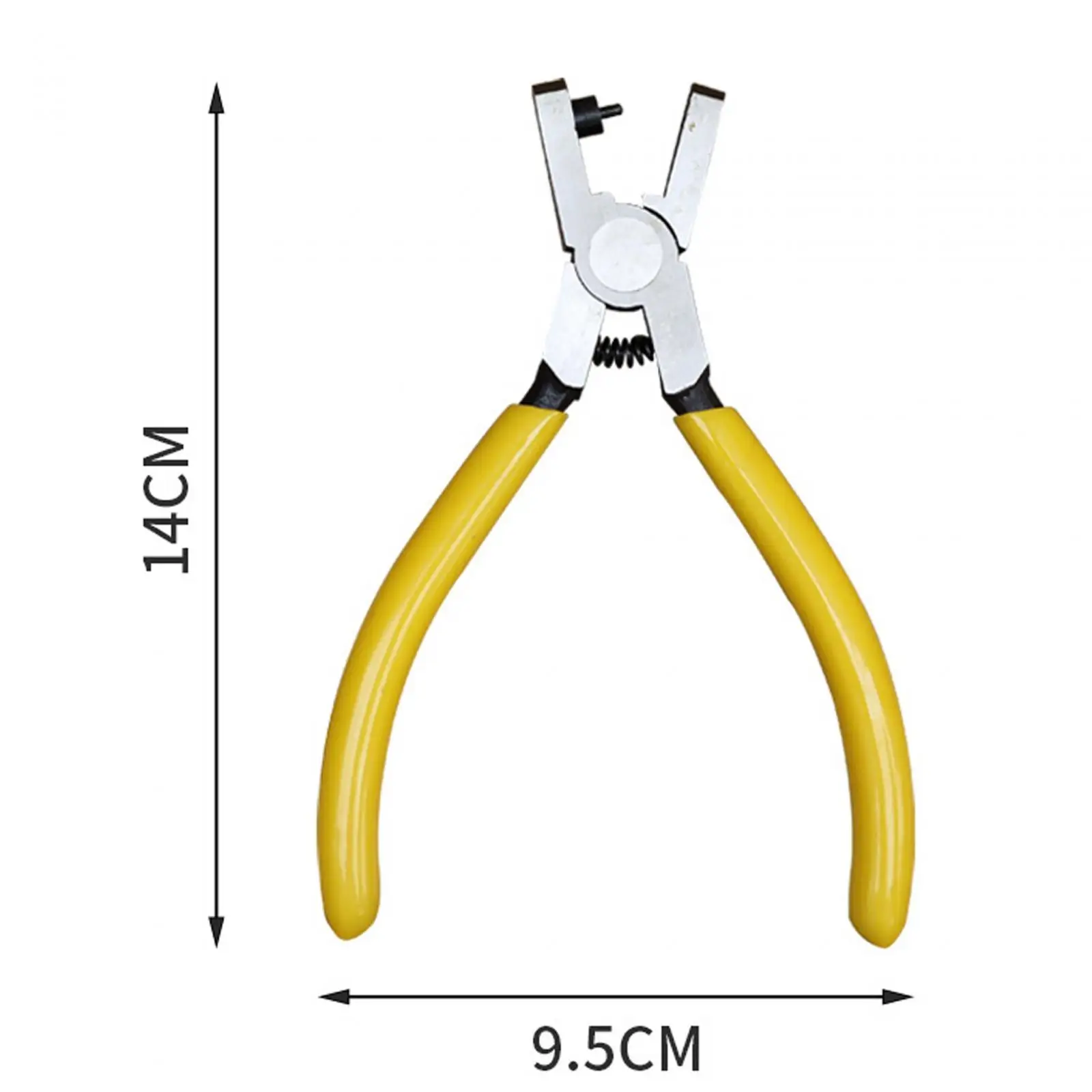 Eyelet Hole Punch Pliers for Watch Strap Leather Belts Craft Tool Steel Hand Punch for DIY Wrist Band