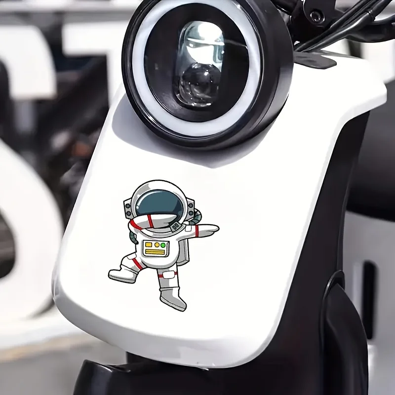 1 шт. "Графическая наклейка с изображением астронавта, отлично подходит для рюкзаков, настольных компьютеров, чехлов для телефонов и космического декора"