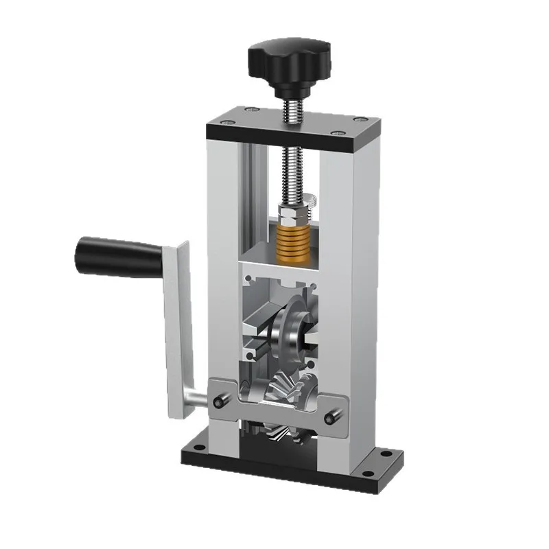Hand Crank Cable Wire Stripping Machine Portable Scrap Copper Cable Peeler Stripper for Waste Wire Recycling