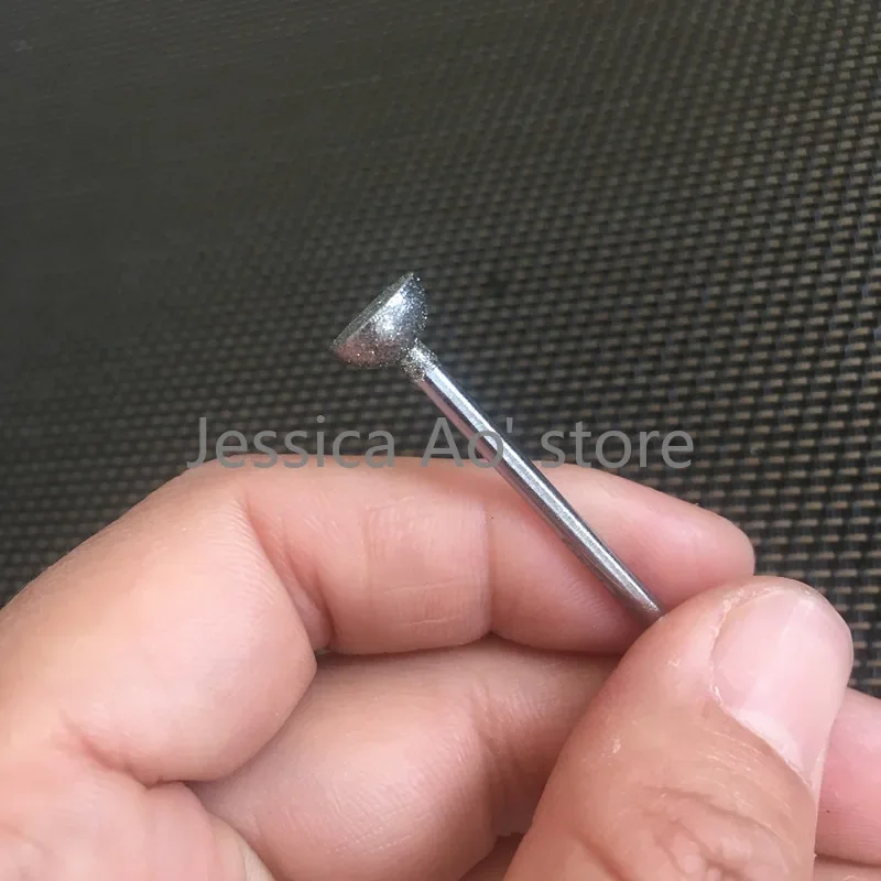 15 個ハーフボールキャップ形状ダイヤモンド研磨ツール半球ダイヤモンド研削ヘッド金属研削ヒスイ研磨石グラインダー