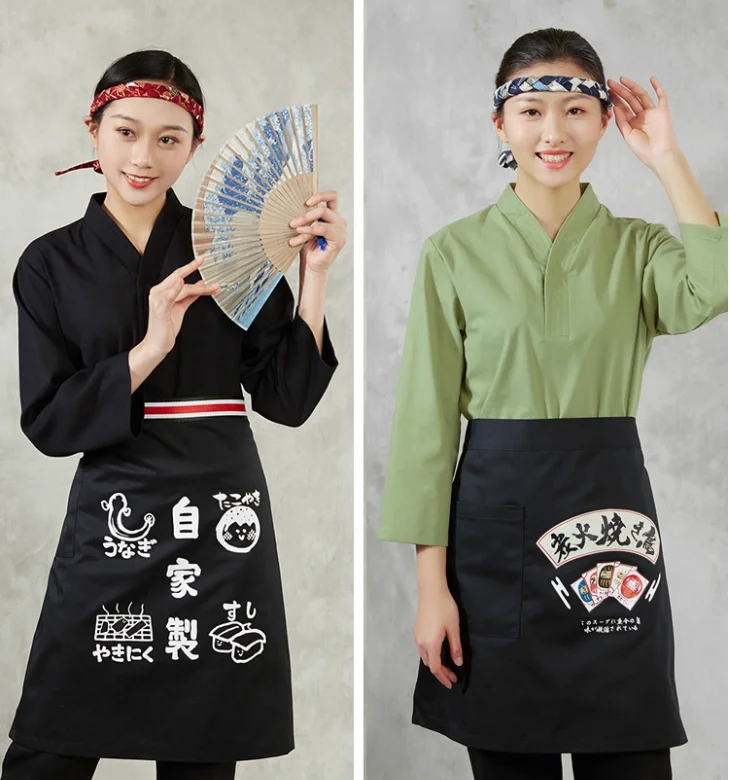 和風寿司レストラン作業服韓国風バーベキューレストラン