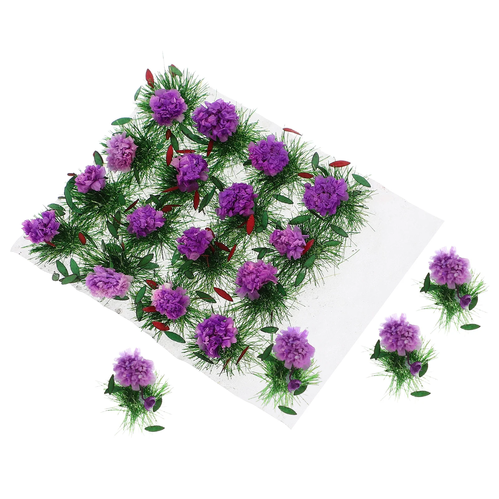 

House Flowers and Grass Mother Indoor Nylon Small Cluster Artificial for Decor