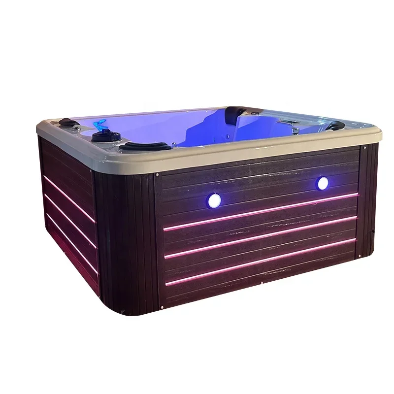 price is a deposit 6 Person Balboa System Acrylic Hot Tub Outdoor Swim Spa with Jacuzzi Party Bathtub with TV - America Design