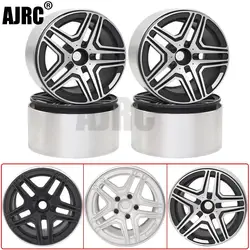 4pcs 2.2 Inch Metal Wheel Rim Hub Simulation RC Crawler Car Hub for for Axial SCX10 RR10 Wraith 90048 TRX6 G63 G500