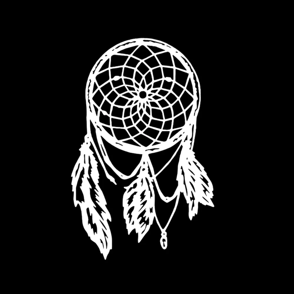 Dreamcatcher Feather Graphic Car Sticker Vinyl Decal Resistant Decor For Truck Window Vehicle Exterior Bohemian Accessories