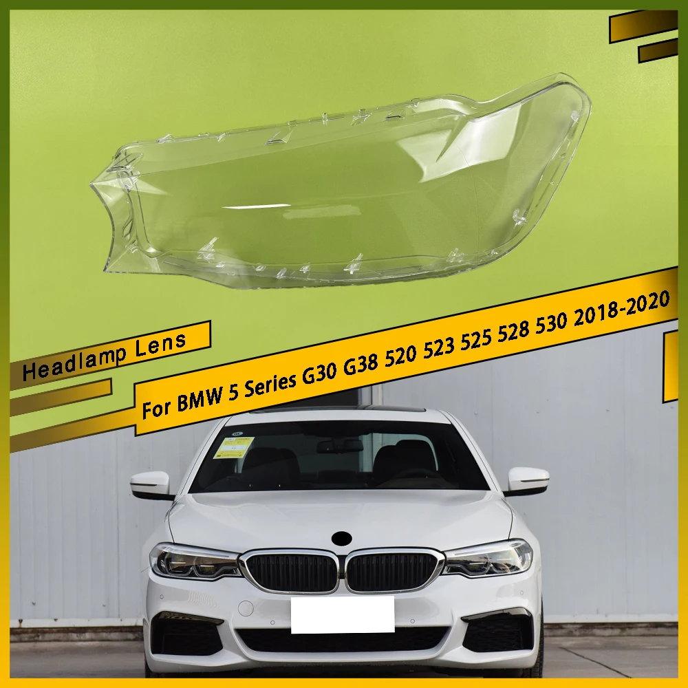 

Car Headlamp Lampshade Glass Lens Case Shell Cover Car Products For BMW 5 Series G30 G38 520 523 525 528 530 2018 2019 2020