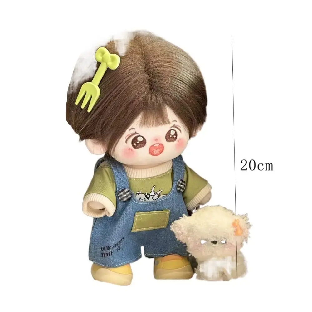 Dress Up 20cm Cotton Doll's Clothes Suit Fashion Doll Overall Set Multicolor Lovely Star Doll Clothes Children Gift