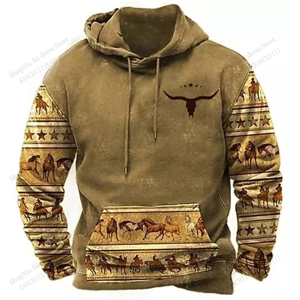 Винтажные толстовки с 3d принтом Yellowstone для мужчин и женщин, модная этническая толстовка с капюшоном, пальто унисекс, женская потная мужская одежда Sudaderas