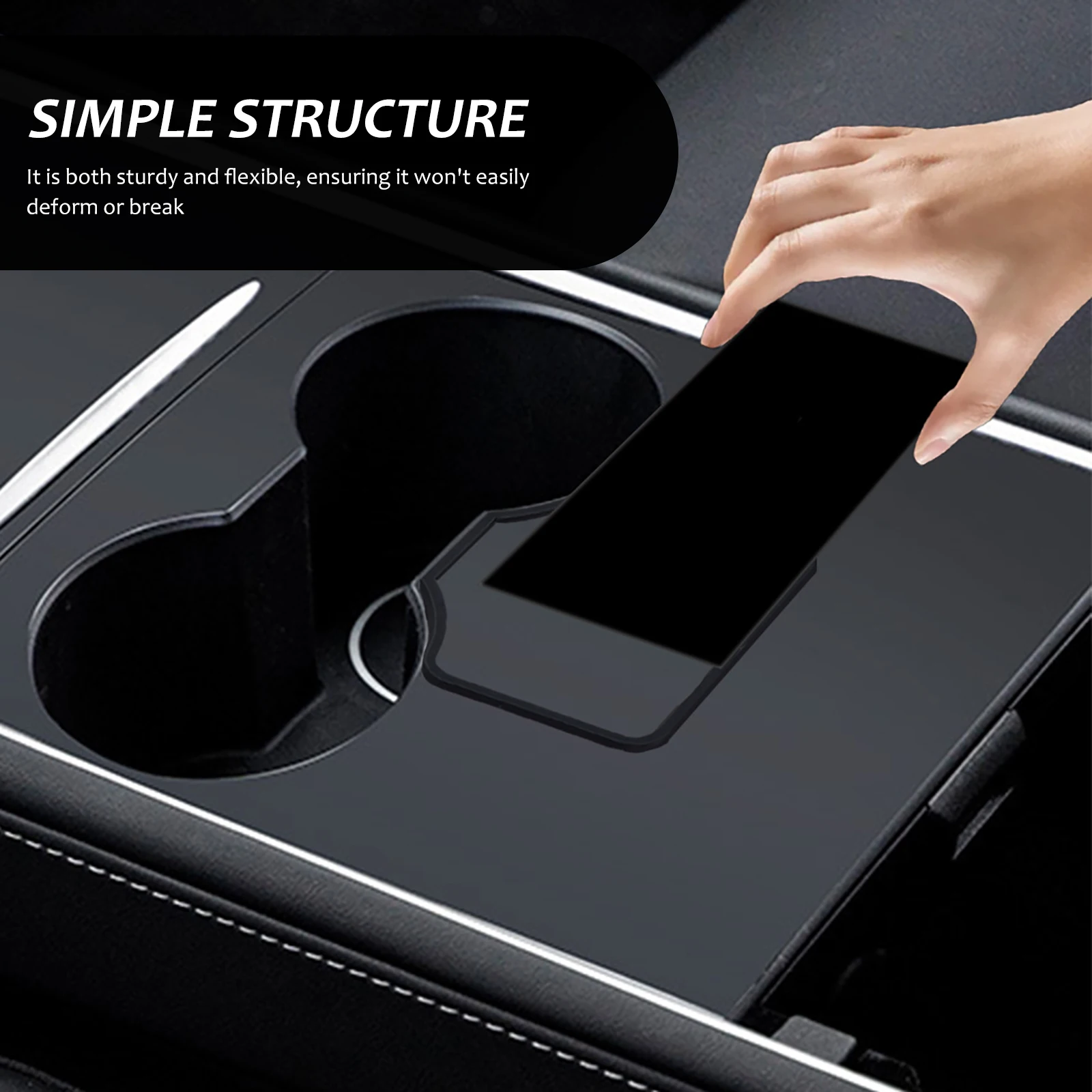 

Center Console Card Holder Plastic Accessories Sticky Key Ring For Car Key Card Fixing Ring Holder Console Car Interior