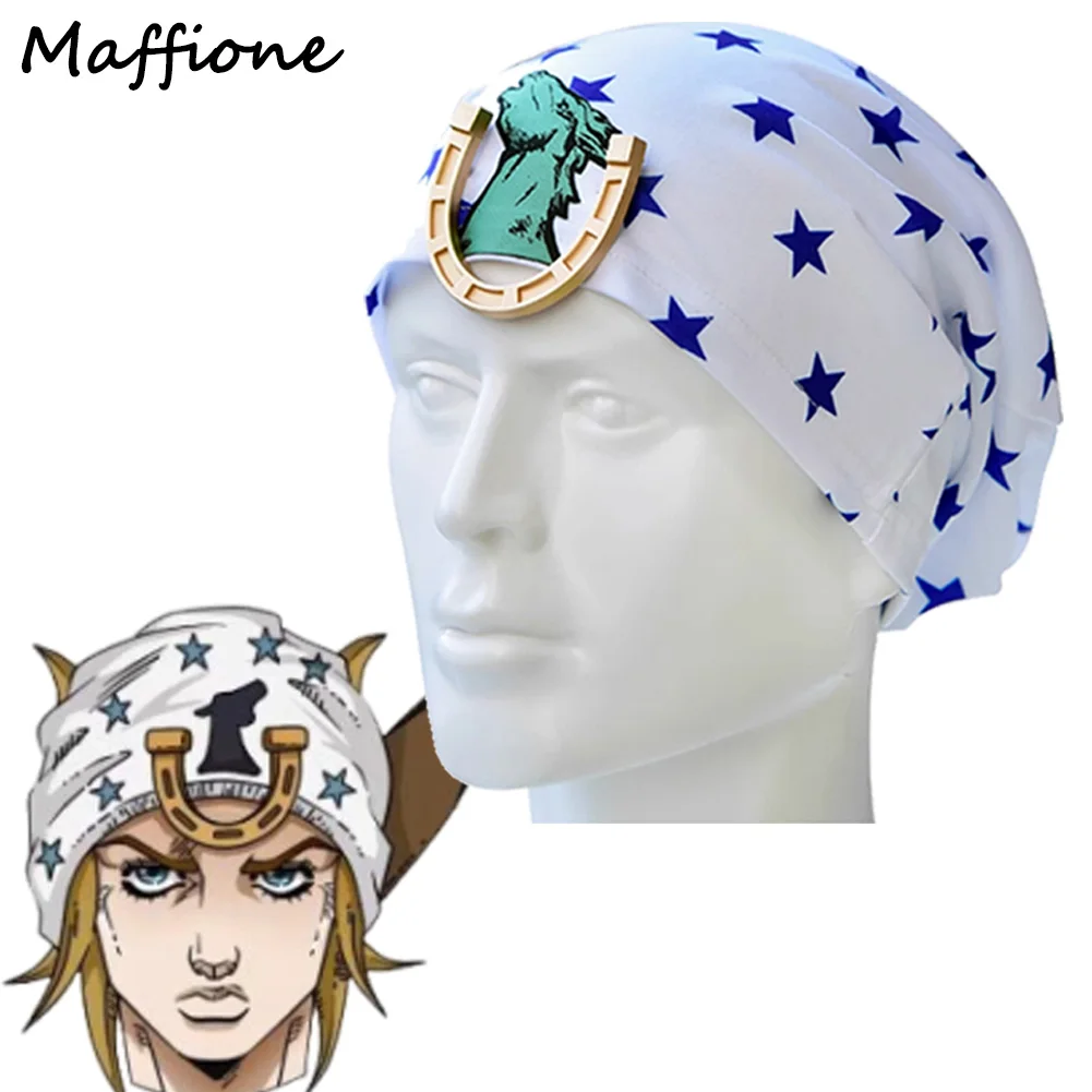 

Johnny Joestar Cap Cosplay Hat Costume Accessories Anime JoJo Cosplay Bizarre Adventure Steel Ball Run Halloween Party Suits