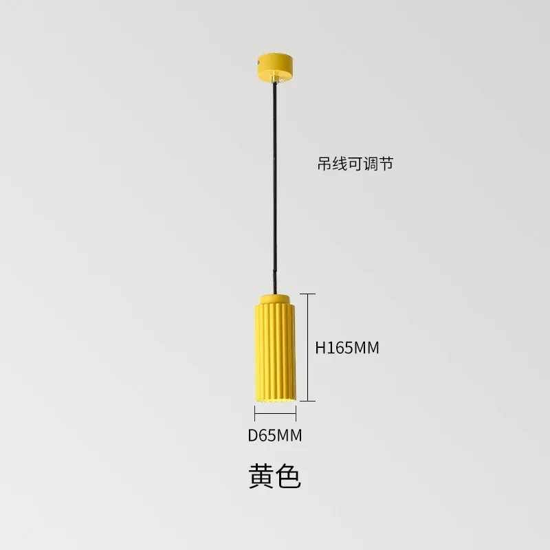 Modern Minimalist Pendant Lights Restaurant Bar Counter Bedroom Living Room Plum Blossom Pipe Single Head Small Chandelier - view 6