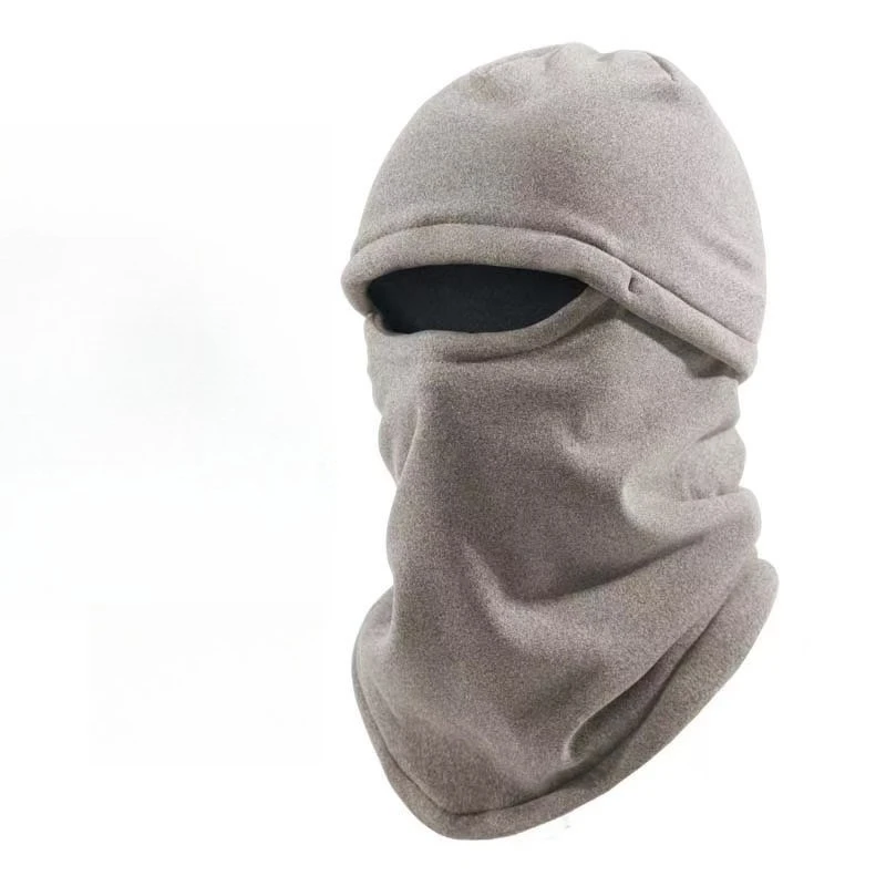 قناع وشاح شتوي متكامل قبعة دافئة للرجال مقاومة للرياح والبرد من الصوف قبعة ركوب الدراجات النسائية في الهواء الطلق