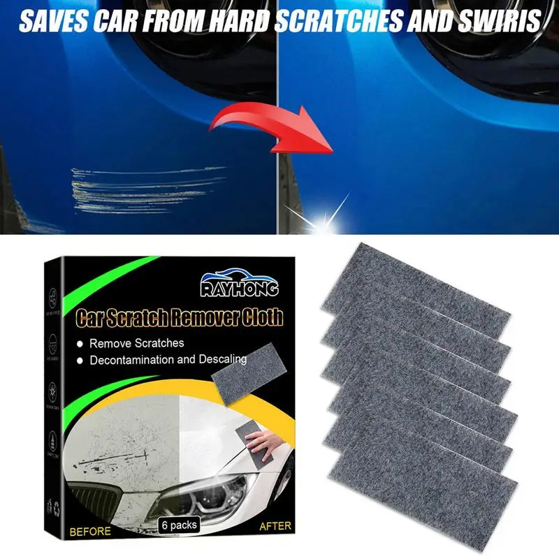 Car Scratch Repair Cloth Magic Auto Polishing Cloth for Scratch Removal Car Polise Cleaning Nanosparkle Cloth for Vehicles tools