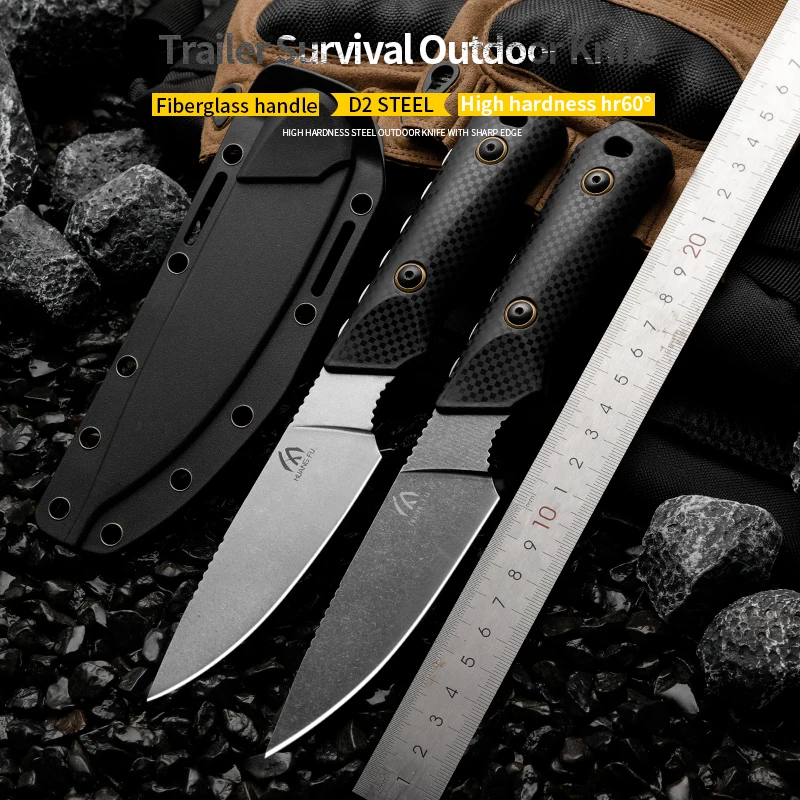 

HUANGFU High quality fixed blades, outdoor straight knives, wilderness survival knives, men's knives, tactical knives