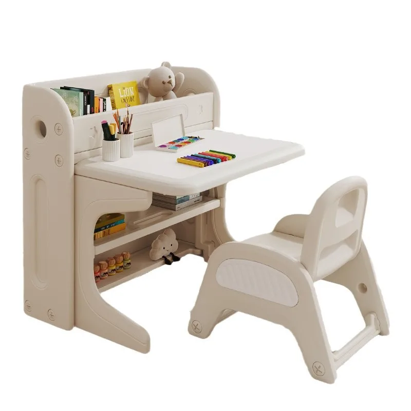Study table and chair set, foldable kindergarten table