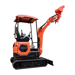 Hot Sale 1.8 Ton Customizable Mini Backhoe Excavator With Strong Engine Mini Crawler Earth Digger