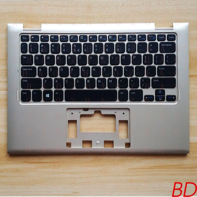 L+ For DELL Inspiron 11 3147 English Keyboard C Shell Gold Palmrest with Keyboard
