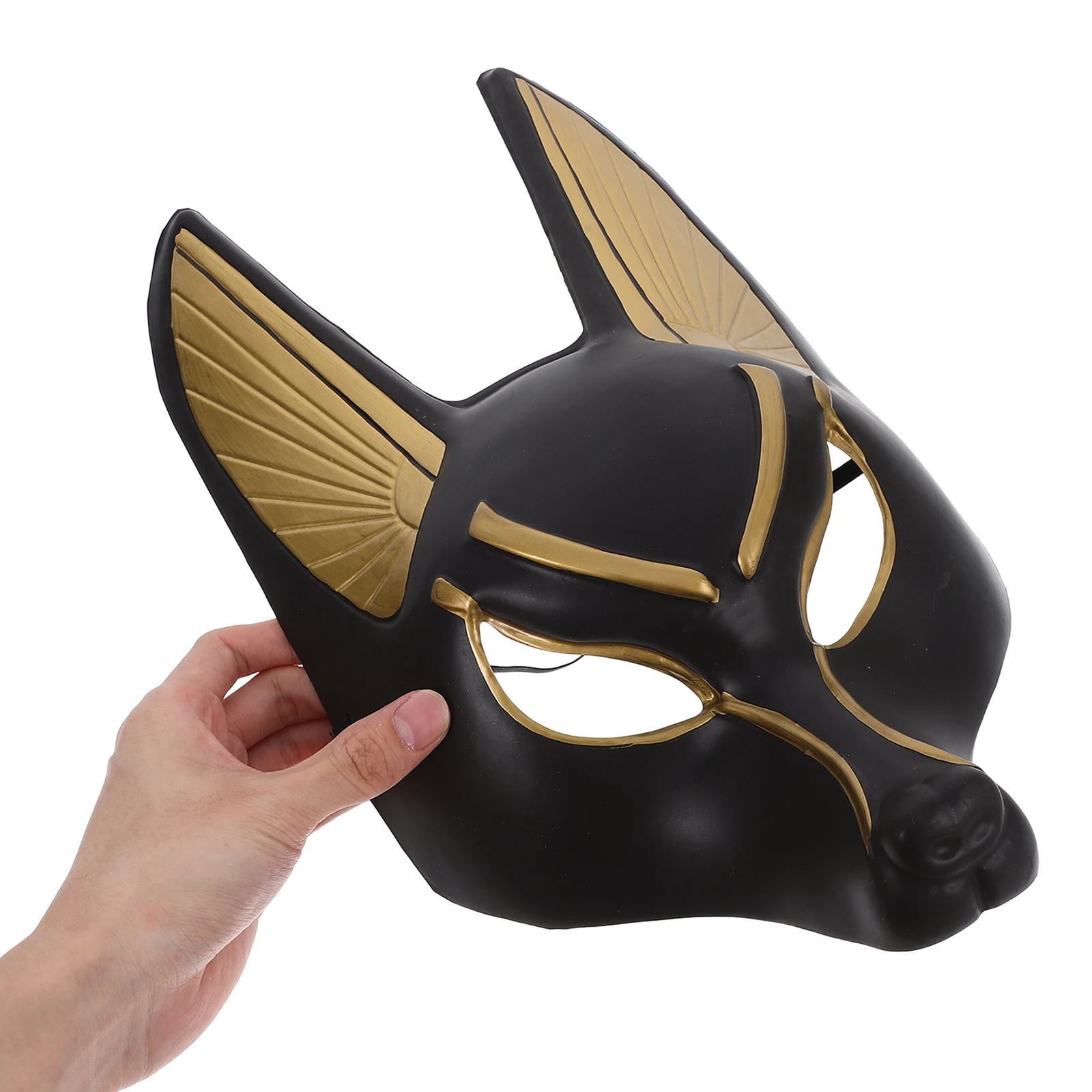

Anubis Mask Props Carnival Masquerade Make up Decoration Halloween Cosplay Plastic Masks Miss