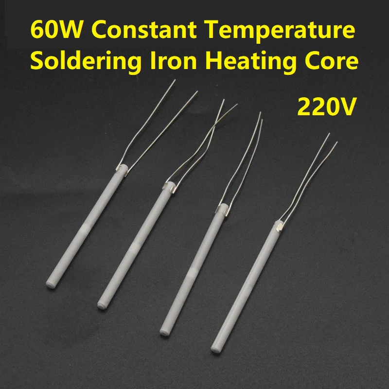 A1322 B6038 2-Wire Alumina Ceramic Heating Core 60W 220V Soldering Iron Heating Element Fits 907 908 Handle