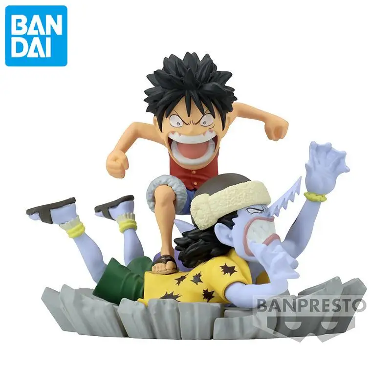 Combination Genuine Official Original Banpresto One Piece Monkey Dluffy Arlong Anime Genuine Collectible Boxed Model Dolls Toy