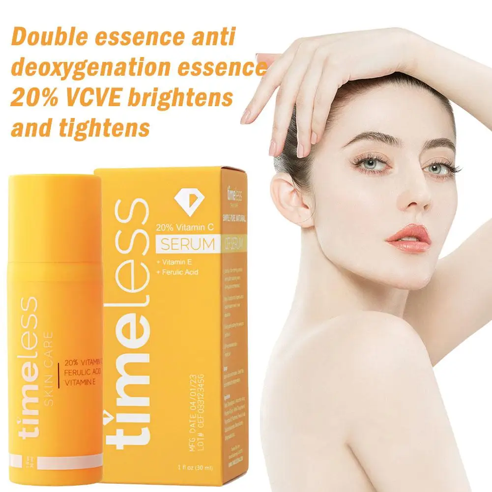 Atemporal vitamina c + e soro essência antioxidante ilumina a elasticidade da pele melhora aumenta a pele, embotamento e 30ml z8l7