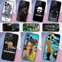 Heisenberg Breaking Bad Case For iPhone 16 15 13 12 11 14 Pro Max Mini X XR XS Max Plus Bumper Back Cover