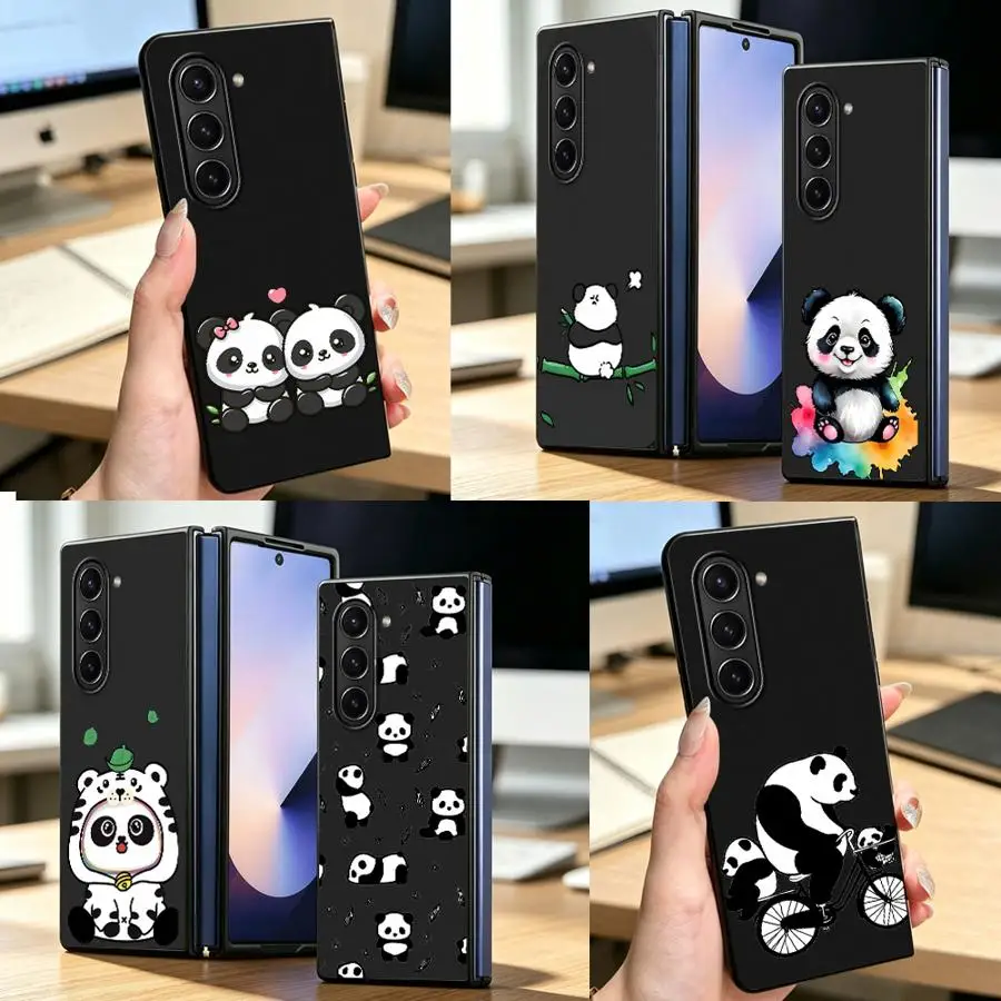 Case for Samsung Galaxy Z Fold 8 Ultra ZFold6 ZFold7 Z Fold 7 6 3 Z Fold8Ultra ZFold5 ZFold4 Phone Shell Cliff Bamboo Panda