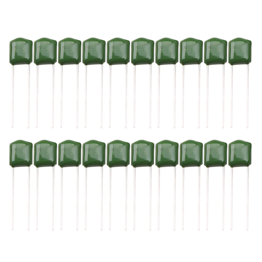 

20PCS Replacement Electric Guitar Capacitors 0047UF 100V Capacitors Instrument Part (Green) Bass Tone Capacitors