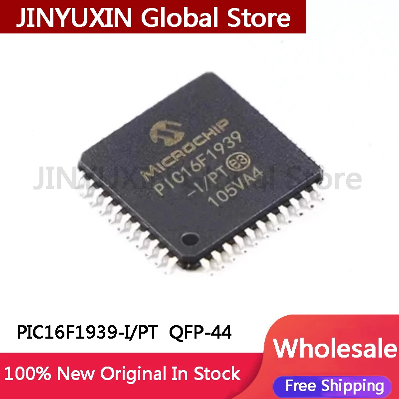 2Pcs New PIC16F1939-I PT PIC16F1939 16F1939 QFP-44 PIC microcontroller IC Chip In Stock Wholesale