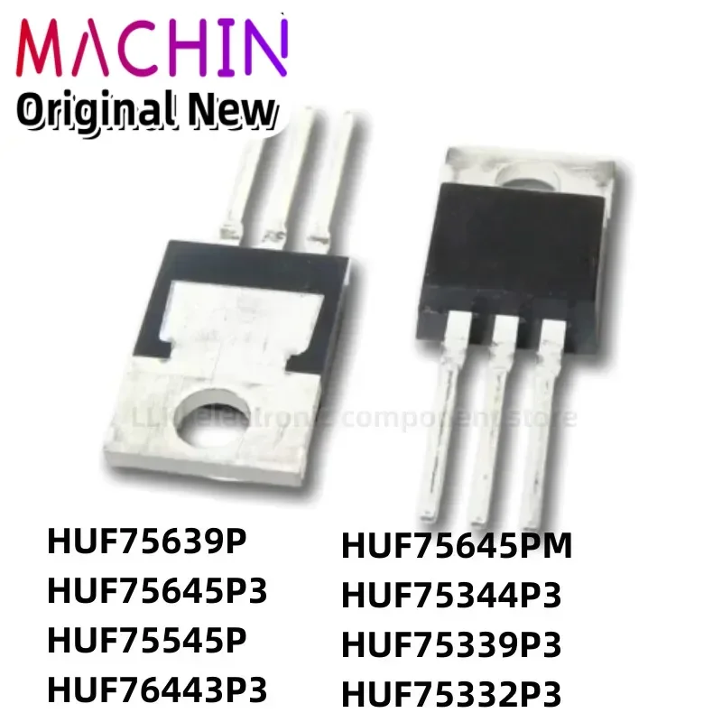 1 Uds HUF75639P HUF75645P3 HUF75545P HUF76443P3 HUF75645PM HUF75344P3 HUF75339P3 HUF75332P3 TO-220 MOS FET