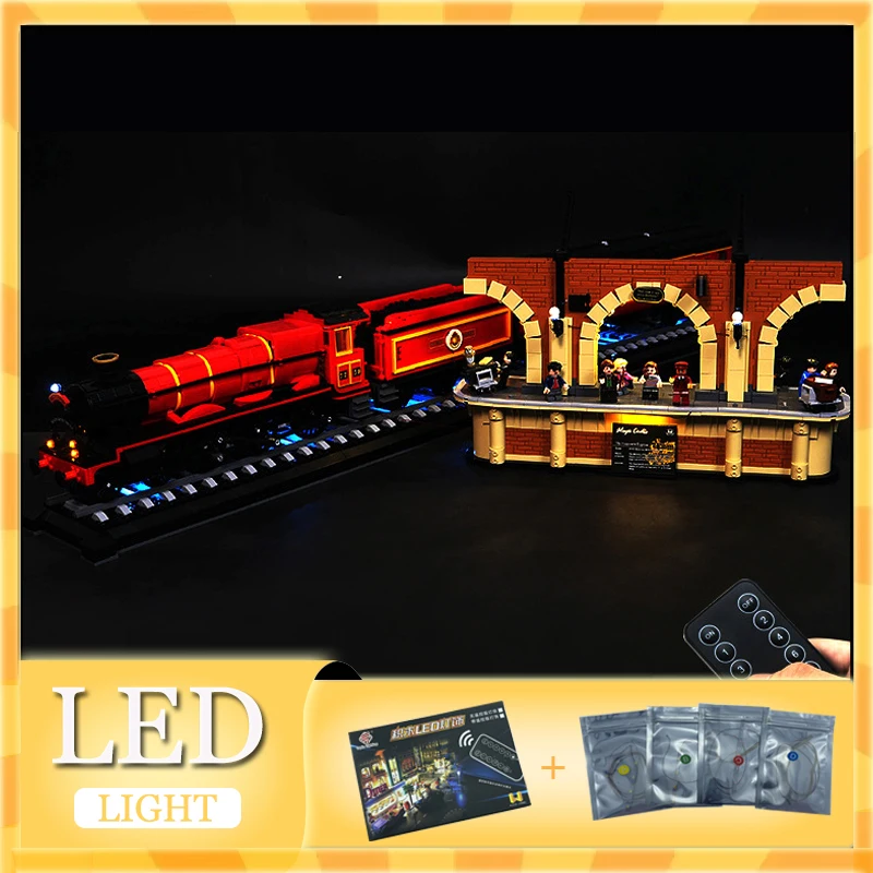 RC DIY LED Light Kit For LEGO 76405 Express Train Building Block Set（Only LED Light,Without Blocks Model）