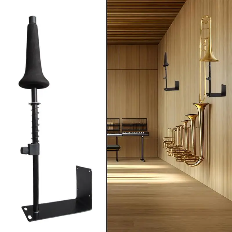 

Trumpet Holder Musical Instruments Display Bracket Space Saving Trumpets Instrument Stand for Home Studio Music Room Bedroom
