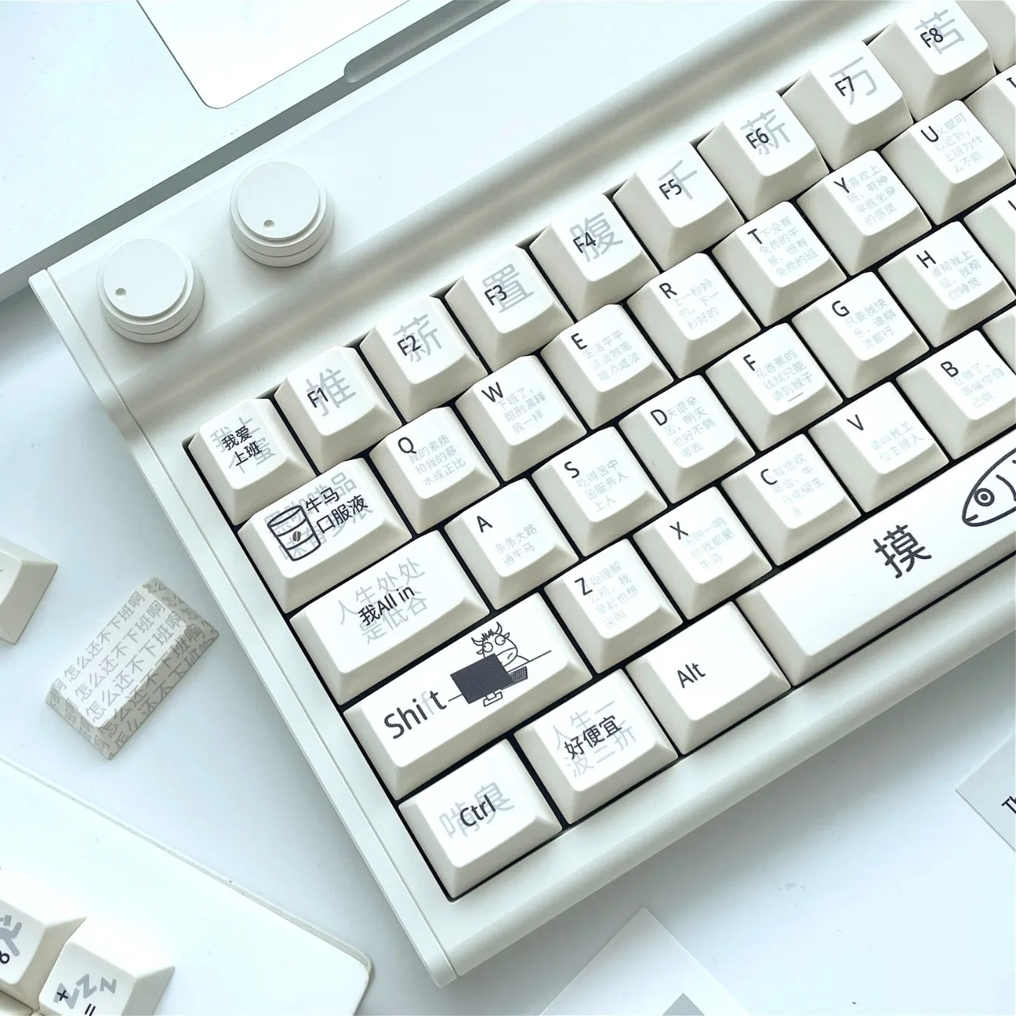 

A Personalized Cherry Key Cover Kit PBT140+key6.25/7U Space Bar Mx Switch HI75 HI8 HI8 68 F99 104 64 Wooting Mechanical Keyboard