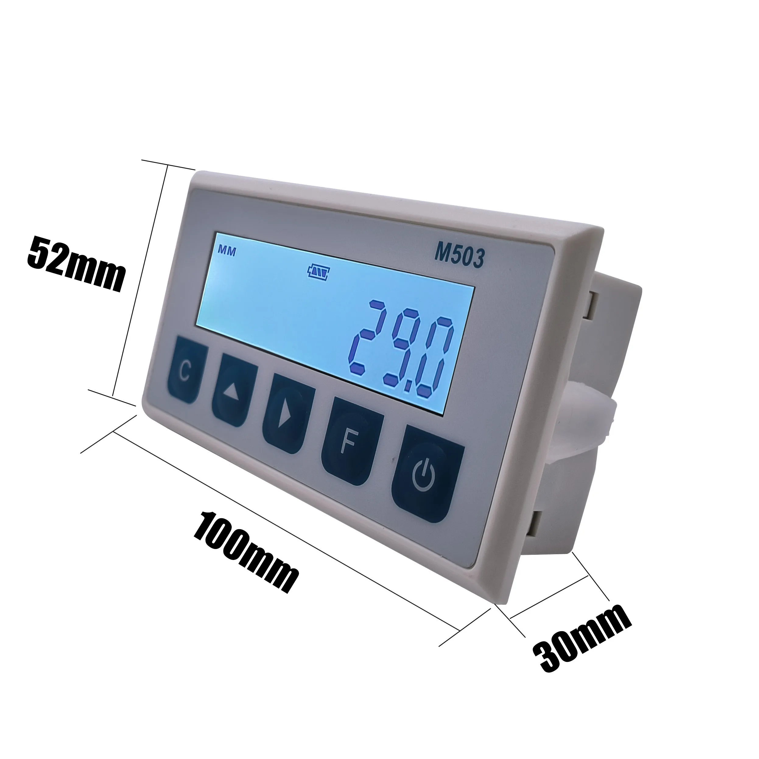 M503 Magnetwaage DRO-Display Integriertes eingebettetes Magnetmesssystem Magnetband mit Fleckbandprofil Holzbearbeitung – Detail 5