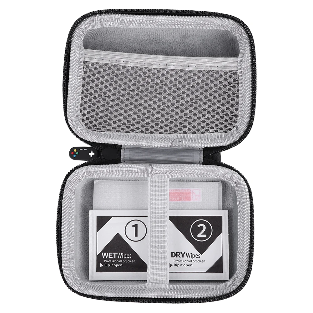 

Hard Carrying Case Tempered Glass Screen Protector Portable Storage Bag Travel Carry Bag for Trimui Brick Protector Accessories