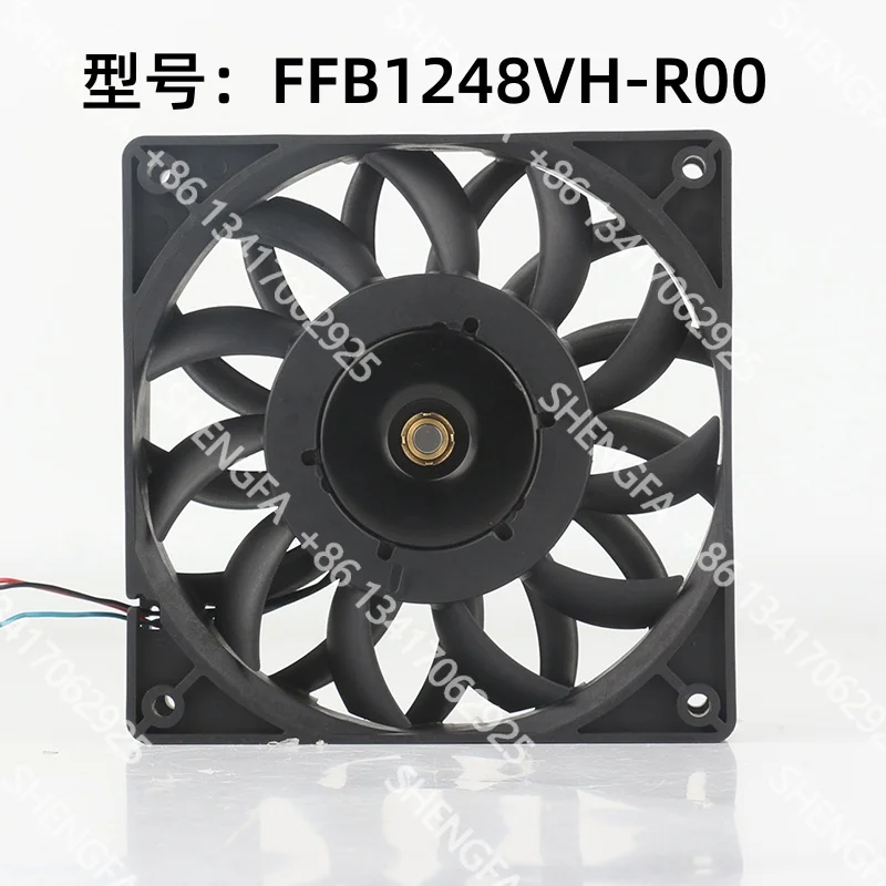 Cooling Fan Delta 5V 12V 24V DC 48V 0.22A 12025 120x120x25MM 12CM Double Ball Bearing large air Volume Inverter FFB1248VH