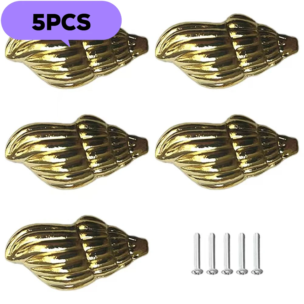 5pcs piece Vintage Ocean‑Animal Metal Drawer Pulls, Nautical‑Theme Cabinet Handles for Dressers, Wardrobes and Jewelry Boxes
